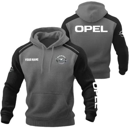 Opel Exclusive Logo Waffle Quilted Hoodie OUFAH358081901OPEZ