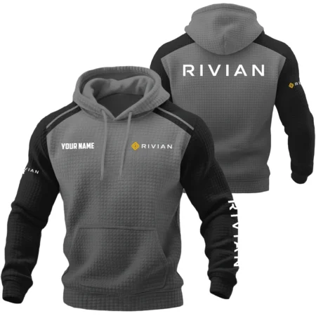 Rivian Exclusive Logo Waffle Quilted Hoodie OUFAH358081901RVZ