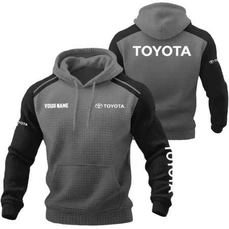 Toyota Exclusive Logo Waffle Quilted Hoodie OUFAH358081901TYZ