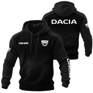 DAF Trucks Exclusive Logo Waffle Quilted Hoodie OUFAH358081902DAZ