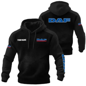 DeLorean Exclusive Logo Waffle Quilted Hoodie OUFAH358081902DLZ