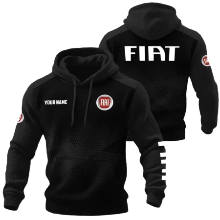 Fiat Exclusive Logo Waffle Quilted Hoodie OUFAH358081902FTZ