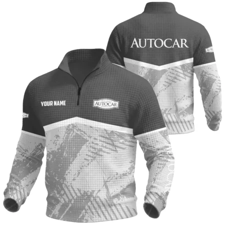 Autocar Exclusive Logo Waffle Quarter-zip Sweatshirt OUFAWQS3D081901AOZ