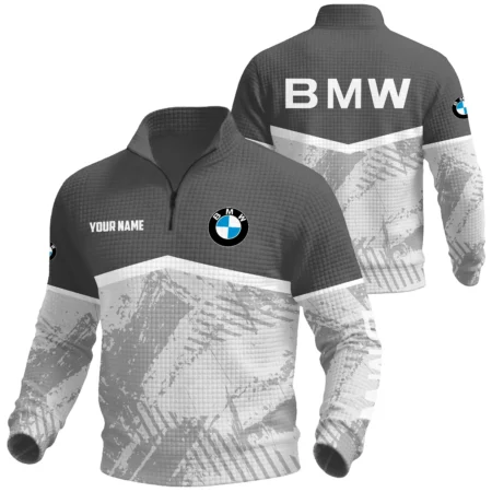 BMW Exclusive Logo Waffle Quarter-zip Sweatshirt OUFAWQS3D081901BMWZ