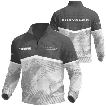 Chrysler Exclusive Logo Waffle Quarter-zip Sweatshirt OUFAWQS3D081901CSZ