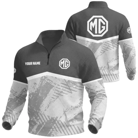 MG Cars Exclusive Logo Waffle Quarter-zip Sweatshirt OUFAWQS3D081901MGZ