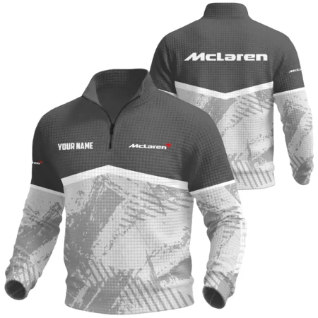 McLaren Exclusive Logo Waffle Quarter-zip Sweatshirt OUFAWQS3D081901McLZ