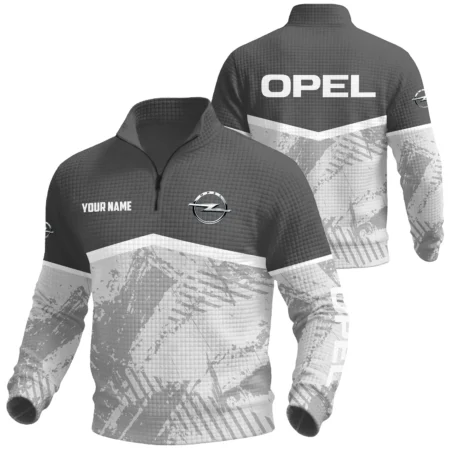 Opel Exclusive Logo Waffle Quarter-zip Sweatshirt OUFAWQS3D081901OPEZ