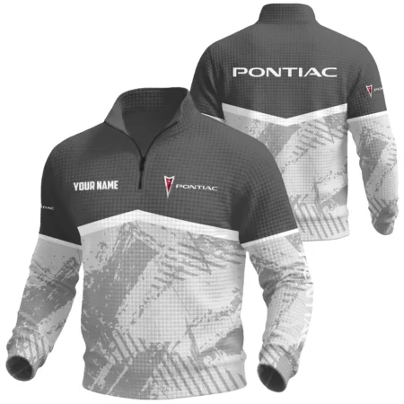 Pontiac Exclusive Logo Waffle Quarter-zip Sweatshirt OUFAWQS3D081901PIZ
