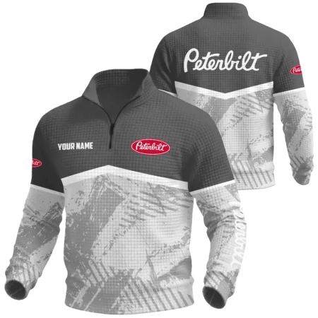Peterbilt Exclusive Logo Waffle Quarter-zip Sweatshirt OUFAWQS3D081901PTZ
