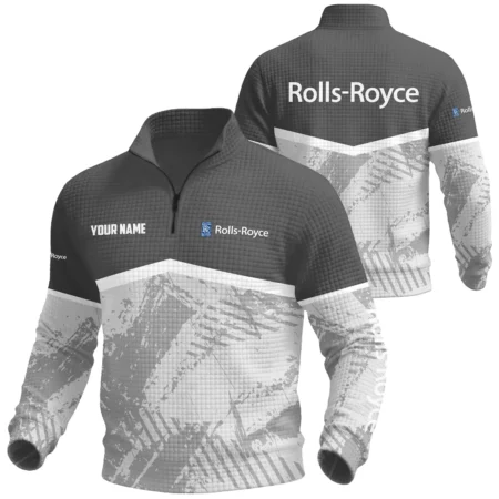 Rolls-Royce Exclusive Logo Waffle Quarter-zip Sweatshirt OUFAWQS3D081901RYZ