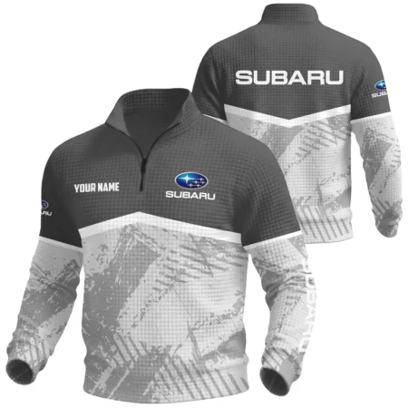 Subaru Exclusive Logo Waffle Quarter-zip Sweatshirt OUFAWQS3D081901SUZ