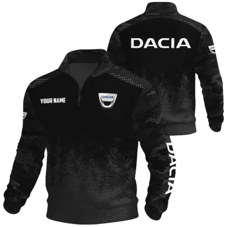 Dacia Exclusive Logo Waffle Quarter-zip Sweatshirt OUFAWQS3D081903DACZ