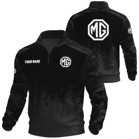 MG Cars Exclusive Logo Waffle Quarter-zip Sweatshirt OUFAWQS3D081903MGZ