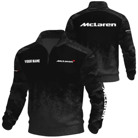 McLaren Exclusive Logo Waffle Quarter-zip Sweatshirt OUFAWQS3D081903McLZ