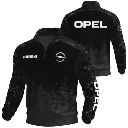 Opel Exclusive Logo Waffle Quarter-zip Sweatshirt OUFAWQS3D081903OPEZ