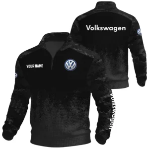 Volvo Exclusive Logo Waffle Quarter-zip Sweatshirt OUFAWQS3D081903VOZ Volvo Exclusive Logo Waffle Quarter-zip Sweatshirt OUFAWQS3D081903VOZ