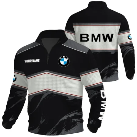 BMW Exclusive Logo Waffle Quarter-zip Sweatshirt OUFAWQS3D081904BMWZ