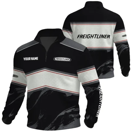 Freightliner Exclusive Logo Waffle Quarter-zip Sweatshirt OUFAWQS3D081904FLZ