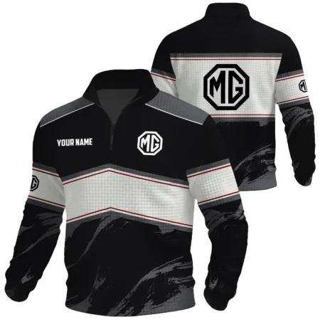 MG Cars Exclusive Logo Waffle Quarter-zip Sweatshirt OUFAWQS3D081904MGZ