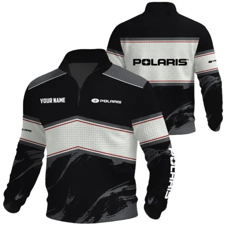 Polaris Exclusive Logo Waffle Quarter-zip Sweatshirt OUFAWQS3D081904PLZ
