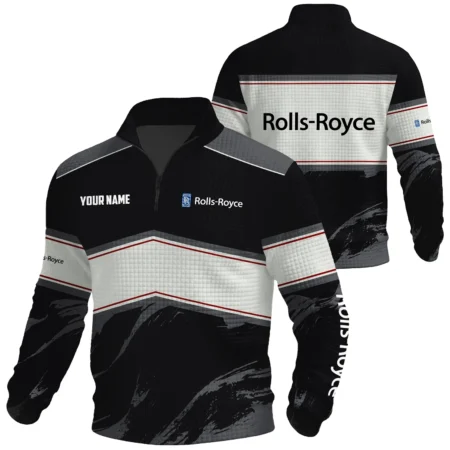 Rolls-Royce Exclusive Logo Waffle Quarter-zip Sweatshirt OUFAWQS3D081904RYZ
