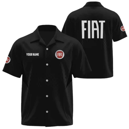 Fiat Exclusive Logo Short Sleeve Camp Collar Shirts OUFAHW26081901FTZ