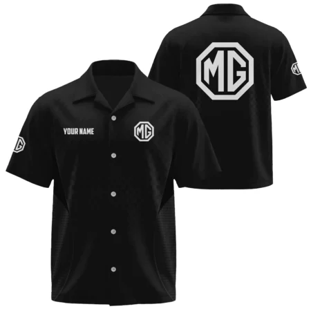 MG Cars Exclusive Logo Short Sleeve Camp Collar Shirts OUFAHW26081901MGZ