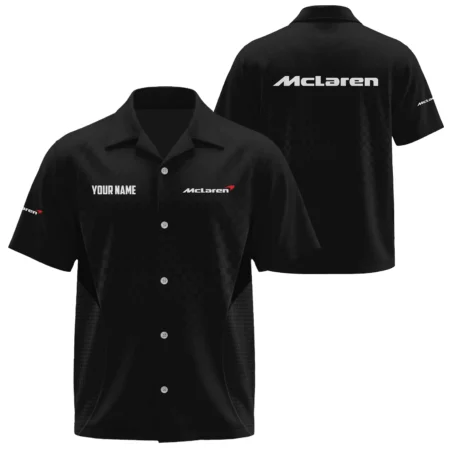 McLaren Exclusive Logo Short Sleeve Camp Collar Shirts OUFAHW26081901McLZ