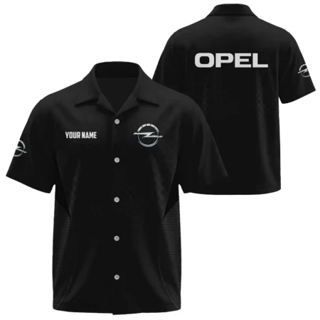 Opel Exclusive Logo Short Sleeve Camp Collar Shirts OUFAHW26081901OPEZ