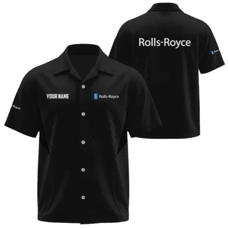 Rolls-Royce Exclusive Logo Short Sleeve Camp Collar Shirts OUFAHW26081901RYZ
