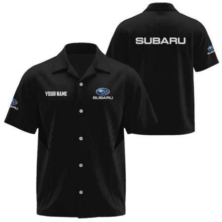Subaru Exclusive Logo Short Sleeve Camp Collar Shirts OUFAHW26081901SUZ