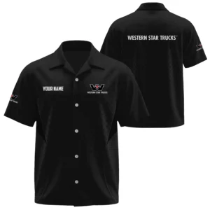 Volvo Exclusive Logo Short Sleeve Camp Collar Shirts OUFAHW26081901VOZ