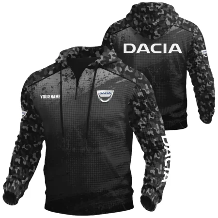 Dacia Exclusive Logo Waffle Quarter-zip Hoodie OUFAWQS3D081907DACZ