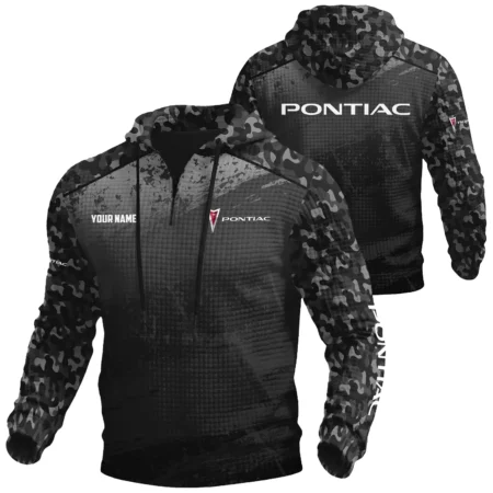 Pontiac Exclusive Logo Waffle Quarter-zip Hoodie OUFAWQS3D081907PIZ