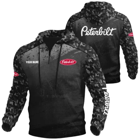 Peterbilt Exclusive Logo Waffle Quarter-zip Hoodie OUFAWQS3D081907PTZ