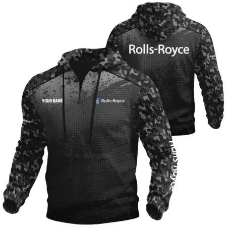 Rolls-Royce Exclusive Logo Waffle Quarter-zip Hoodie OUFAWQS3D081907RYZ