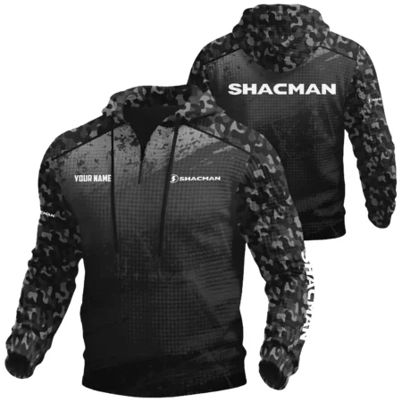 Shacman Exclusive Logo Waffle Quarter-zip Hoodie OUFAWQS3D081907SMZ