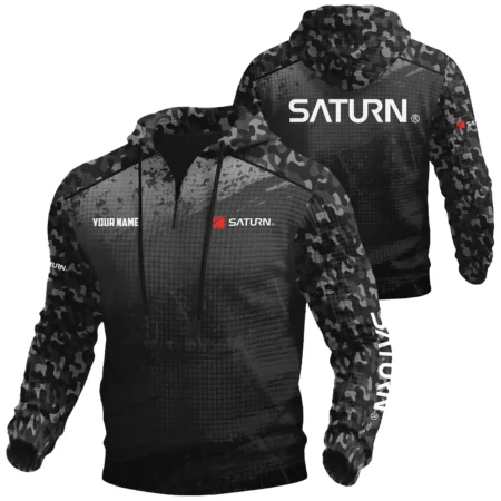 Saturn Exclusive Logo Waffle Quarter-zip Hoodie OUFAWQS3D081907SRZ
