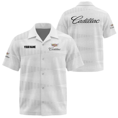 Cadillac Exclusive Logo Short Sleeve Camp Collar Shirts OUFAHW26081902CDZ