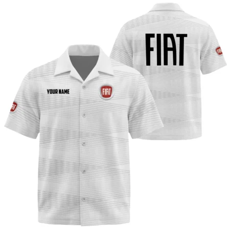 Fiat Exclusive Logo Short Sleeve Camp Collar Shirts OUFAHW26081902FTZ