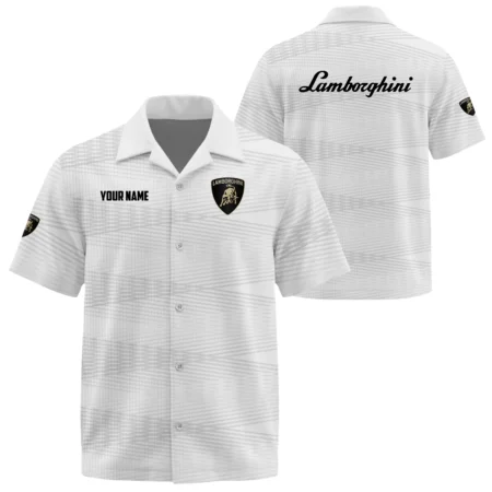 Lamborghini Exclusive Logo Short Sleeve Camp Collar Shirts OUFAHW26081902LBGZ