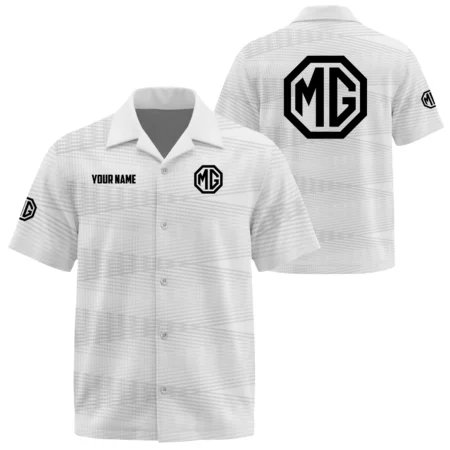 MG Cars Exclusive Logo Short Sleeve Camp Collar Shirts OUFAHW26081902MGZ