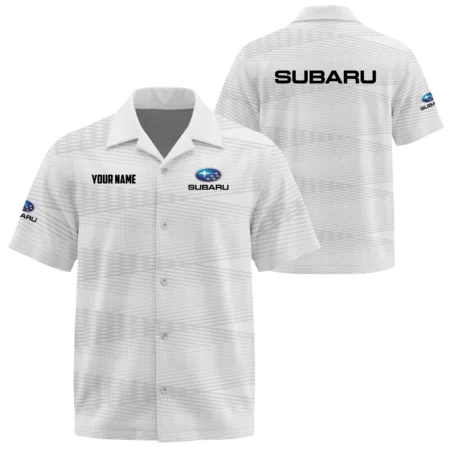 Subaru Exclusive Logo Short Sleeve Camp Collar Shirts OUFAHW26081902SUZ