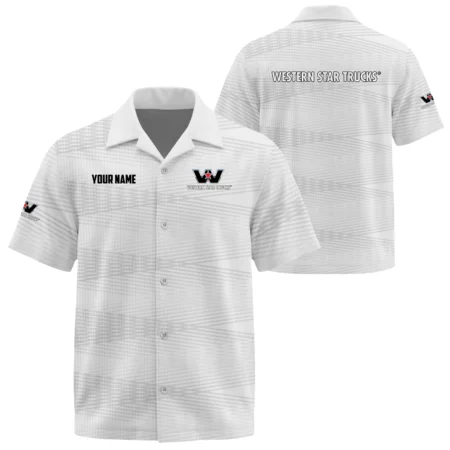 Western Star Exclusive Logo Short Sleeve Camp Collar Shirts OUFAHW26081902WSZ
