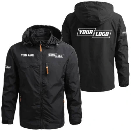 Customizable Waterproof Outdoor Jacket Detachable Hood OUFAWOJCC